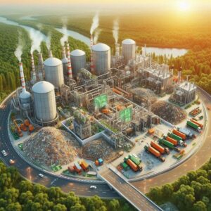 Waste-to-Energy concept illustration