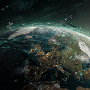 Satellite constellations visual