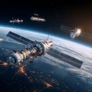 International cooperation in space visual